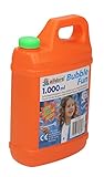 alldoro 60656 Bubble Fun Seifenblasenflüssigkeit im 1200 ml Kanister, Seifenwasser als 1,2 Liter XL Vorrat, Nachfüllkanister für Bunte & große Seifenblasen, Orange