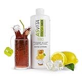 AsVita Sirup ohne Zucker | AsVita Fresh Mix 1:80-1 Liter Flasche - Getränkesirup zuckerfrei - 26 leckere Geschmacksrichtungen (Eistee-Zitrone)