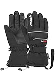 Reusch Connor R-TEX XT Junior warme, wasserdichte, Winddichte und atmungsaktive Winterhandschuhe Fingerhandschuhe Skihandschuhe für Kinder Kids Jugendliche Mädchen und Jungen, schwarz-weiß, 6,5