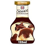 Schwartau Dessert Sauce Schokolade, zum Verfeinern von Desserts und Eis, 125ml