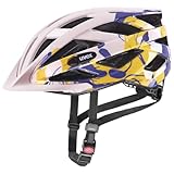 uvex Unisex-Adult air Wing Fahrradhelm, Powder-Liquids, 56-60 cm