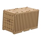 WOONEKY Militärische Bausteine Kreative Spielzeugcontainer für Vielseitige Formen für DIY Szenen Fördert Vorstellungskraft und Hand Augen Koordination für Junge Bastler