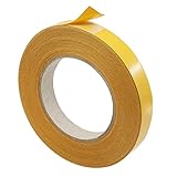 KLEBASTO Doppelseitiges Klebeband | Handreißbar | dünnes Universalklebeband | Doppelklebeband für Papier, Metall, Kunststoff, Pappe, Holz etc. (6 mm x 10 m)