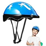 BESPORTBLE Kinderhelm für Verstellbarer Fahrradhelm Skateboardhelm Sicherer Kleinkindhelm für Radfahren Inlineskaten und Rollerfahren Atmungsaktiv mit Süßem Sternenmuster