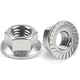25 Stück Flanschmuttern M8, Jeboler M8 Muttern Edelstahl...