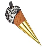 TOPPERFUN Eiscreme Modell Dekoration Simuliertes Eiscreme für Kreative Fotografie Langlebig Wiederverwendbar für Schaufenster Dekorationen Farbige Nachbildung
