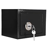 Greensen Security Steel Safe Box, Wichtige Betriebene Lagerung für Geld, Schmuck und Dokumente, 9,05 X 6,69 X 6,81 Zoll für die Verwendung von Zuhause und Büro