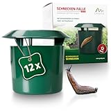 GARDIGO® Schneckenschutz - Schnecken-Falle 12er Set I Bio Schneckenfalle für den Garten I Umweltfreundliche Schneckenbekämpfung | Individuell zu befüllen | Hygienisch | Schneckenabwehr | Schnecke