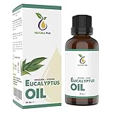 Eukalyptusöl BIO 30ml - 100% naturreines ätherisches Eukalyptus Öl, vegan - Eucalyptus Oil (Eucalyptus Radiata Leaf Oil) für Aromatherapie, Diffuser, Duftöl, Aromaöl