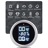 MeevrgR Reifendruckkontrollsystem, Echtzeitwarnungen, einfache Installation für Motorräder, großes LCD-Display, Kraftstoffeinsparung, Verlängerung der Reifenlebensdauer, IPX67 wasserdicht