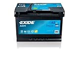 Autobatterie EXIDE 62, Ah 680, A/EN EK620 L 242mm B 175mm H 190mm NEU