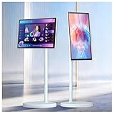 Tragbarer Smart-TV mit Kamera, Touchscreen-Monitor, 4K, Android, 8 GB + 128 GB, Webcam mit 8 MP, Fernbedienung mit vollständiger Rotation, Akku 8 Stunden, kabellos für Zuhause, 24/27/32 Zoll (61 cm