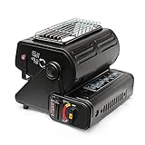 Outdoor Propan oder Butan Dual Fuel Heizung, Verstellbare 2-in-1 Camping Raumheizung für Outdoor Camping Angeln Jagd für Camping Heizung 2