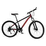 jiumxliu 26-Zoll-Mountainbike Fahrrad 21 Gang-Schaltung - Vollfederung für Mädchen Jungen Herren und Damen, Kettenschaltung, Als Transportmittel für den Weg zur Schule, ins Büro