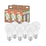 Osram LED STAR CLASSIC A 60 FR LED-Lampe, E27, klassische Kolbenform, weiß, 8,5W, 806lm, 4000K, kaltweißes Licht, sehr geringer Energieverbrauch, mit recyceltem Kunststoff, 6 - Pack