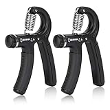 peinat Handtrainer Unterarmtrainer (2er Set) 5-60KG Verstellbarer Fingertrainer Griffkraft Trainingsset für Fitness Klettern Krafttraining Handrehabilitation