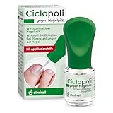 Ciclopoli gegen Nagelpilz, bei Pilzerkrankungen der Nägel, Anti-Pilz-Nagellack mit bewährtem Wirkstoff Ciclopirox und Tiefwirk-Effekt, nur 1x täglich auftragen, mit Applikationshilfe, 6.6 ml