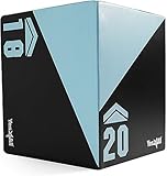 Yes4All 9PRY Unisex Soft Plyo Box, 50,8 cm x 45,7 cm x 40,6 cm - 12 KG, Plyometrische Box Plattform Jump Training Konditionierung Plyo Jump Box, Hellblau