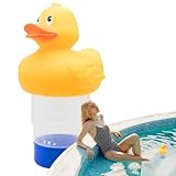 Dosierschwimmer Pool, Lustige Ente Pool Schwimmer Für Chlortabletten, Chlortablette Floater, Einstellbarer Schwimmender Chlorspender, Entenform -Tablettenhalter Für Outdoor Schwimmspa Reiniger Filter