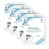 Natulim 6in1 Öko Spülmaschinentabs Geschirrspültabs ohne Plastik mit starker Reinigungskraft, Spültabs mit Entkalkung, Glanz & Glasschutz, Extra-Trockeneffekt – 4er-Pack – 30 Stück