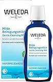 WELEDA Bio Milde Reinigungsmilch, porentiefe Naturkosmetik Gesichtsreinigung für trockene und normale Haut im Gesicht und am Hals, sanfte Reinigung ohne Austrocknen (1 x 100 ml) | 100 ml (1er Pack)