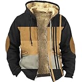 XTBFOOJ rad regenjacke herren herren parka rote lederjacke herren wollmantel herren lang jacke herren warm freizeitjacke mit kapuze forstjacke herren