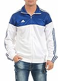 adidas Warm Up Jacket Trainingsjacke Herren weiß-blau Sportjacke Gr 3XL AI4701