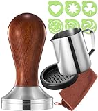 Practimondo 58mm Espresso Tamper Set inkl. Tampermatte und...