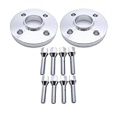 2 Stück 20 mm Dicke 4 x 100 Nabe zentrische Spurverbreiterungen M12 x 1,5 56,6 mm Adapter passend für Opel Corsa C