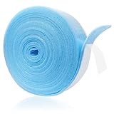 Randdämmstreifen, 50mm x 5mm x 10m Randdämmstreifen Selbstklebend, Randdämmstreifen für Ausgleichsmasse, Randstreifen Randdämmung Fußbodenheizung Estrich