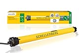 Schellenberg 20106 Rolladenmotor Mini Standard 6 Nm, mechanische Endlageneinstellung, Rohrmotor für 40 mm Welle, bis 4 m² Rollladenfläche, Set inkl. Wandlager