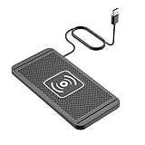 Auto Wireless Ladebad - Fastlader Ladematte | Kann eingebaut Sein, Auto -Ladegerät | Wireless Ladebads | Non Slip Fastcharger 15W | Fast Lading Pad unterstützt drahtlose Ladung für