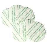 vhbw 6X Polierpad kompatibel mit Kärcher FP 303 Saugbohner - Polierscheiben-Set für Laminat Grün Weiß