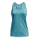 Under Armour Damen Tech Tank - Twist, Tank Top für Frauen, Funktionsshirt für alle Aktivitäten, Glacier Blue, M