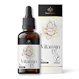 Santenour® Vitamin D3 Tropfen – 50ML – Hochdosiert mit 1000 I.E. pro Tropfen - Made in Germany – Vegan – Ohne Gelatine, Laktose, Gluten & Zusatzstoffe – Premium Nahrungsergänzungsmittel