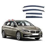 UAES Auto Windabweiser Satz für BMW 2 Series Touring F45 5 Seats 2014-2021, Vorne Hinten Regenschutz Seitenfenster Luftabweiser Beschlagfrei Beschattung Zubehör