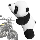 Toseky Süßes Plüschtier, Plüschpuppenspielzeug - Panda-Dinosaurier-Spielzeug-Plüsch-Fahrrad-Anhänger - Plüschtier-Ornament für Motorroller, Motorräder, Fahrräder