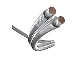 in-akustik 0040212 Premium Lautsprecherkabel Silver 2 x 2,5...
