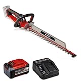 Einhell Professional Akku-Heckenschere GP-CH 18/61 Li BL Power X-Change (18 V, Schnittlänge 61 cm, Anti-Blockier-System, inkl. Köcher, inkl. 5,2 Ah Akku & Ladegerät)