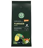 Lebensbaum Plantagen Kaffee, sortenreiner Arabica-Röstkaffee, naturmild & fein aromatisch, Demeter-Arabica mit angenehm leichter Säure, gemahlen, 3er Pack 3 x 250 g