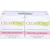 CELYOUNG® Falten Filler mit Hyaluron 100ml - Antifalten Creme - Gesichspflege Hautpflege für Gesicht, Hals und Dekolletee