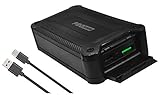 Pro User IP 67 wasserdichte Powerbank mit 10000mAh – extrem Kompakt und Robust; Outdoor Akku mit USB-C Power Delivery und Schnellladefunktion Quickcharge; 2 USB Ausgängen, 18W (Waterproof)