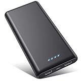 VOOE Power Bank 26800mAh【Hohe Effizienz- Ultrahohe Kapazität】 Externer Akku Power Pack Ladegerät Akkupack 2.1A 2-Port Ausgang Powerbank Kompatibel mit iPhone 13 12 11 pro Samsung Huawei Xiaomi Oppo