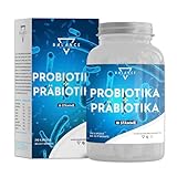 PROBIOTIKA UND PRÄBIOTIKA - 240 KAPSELN | Probiotika Darmsanierung | Probiotika Kapseln | Präbiotika, Verdauungsenzyme + Inulin | Darmflora Aufbau | Bis zu 20 Mrd KbE