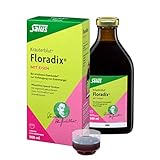 Salus Kräuterblut Floradix mit Eisen - Lösung zum Einnehmen 1x 500 ml - bei erhöhtem Eisenbedarf zur Vorbeugung von Eisenmangel - pflanzliches Spezial-Tonikum