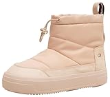 Tommy Hilfiger FLAG NYLON MINI SNOWBOOT ( Outdoor-Stiefel Damen, Rosa (Misty Blush), 39 EU