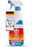 Patronus Floh-Spray für Wohnung & Umgebung 500 ml - effektives Abwehr-Mittel gegen Flöhe mit Sofortschutz - hochwirksam & laborgeprüft - mit dezentem Eukalyptus-Zitrusduft