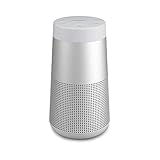 Bose SoundLink Revolve (Serie II) Bluetooth Speaker – Tragbarer, wasserabweisender kabelloser Lautsprecher mit 360°-Klang, Silber