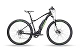 HEAD Unisex – Erwachsene Granby E-Mountainbike, Matt Black/Green, 42