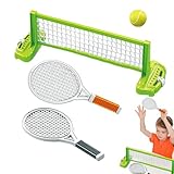 Tischtennis-Set, Tischtennis-Paddel, Ballnetz-Set – Eltern-Kind-Bindung, interaktive Indoor-Outdoor-Aktivität für Rasen, Hinterhof, Strand, Heckklappen, Versammlungen